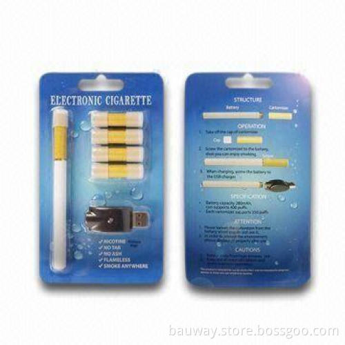 Health Eletronic Cigarette with 280mAh Battery Capacity and Blister Packing